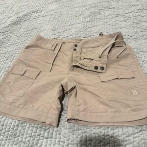 The North Face Tan Cargo Shorts for Outdoor Adventures